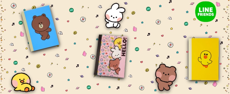 Line friends Notebooks